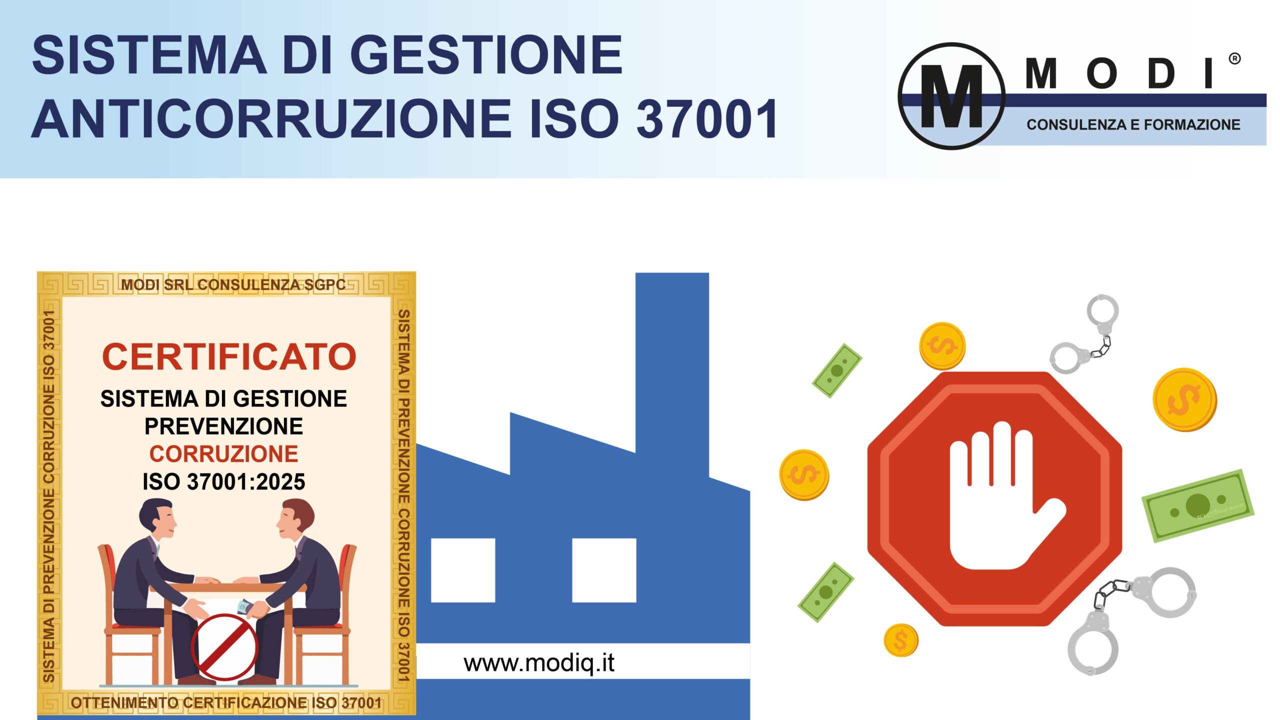 IL SISTEMA DI GESTIONE ANTICORRUZIONE ISO 37001 E&rsquo; APPLICABILE DA QUALSIASI ORGANIZZAZIONE