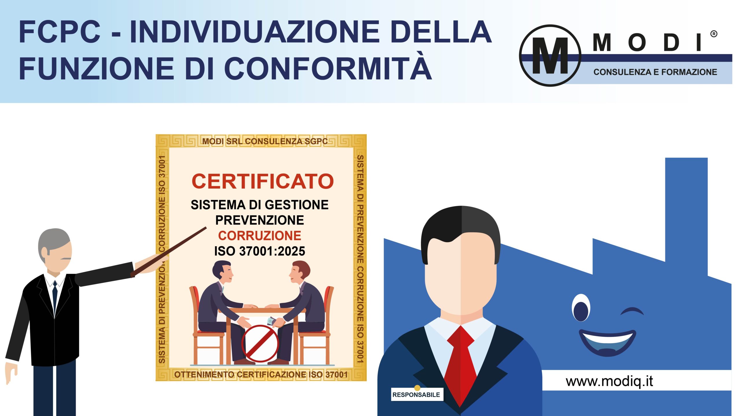 FCPC &ndash; INDIVIDUAZIONE DELLA FUNZIONE DI CONFORMIT&Agrave; PER LA PREVENZIONE CORRUZIONE