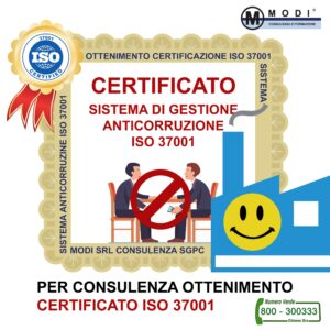 certificato iso37001 anti corruzione consulenza veneto venezia mestre padova treviso vicenza verona