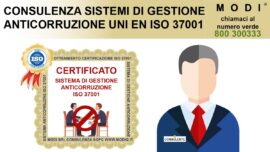 consulenza ottenimento certificato ISO 37001
