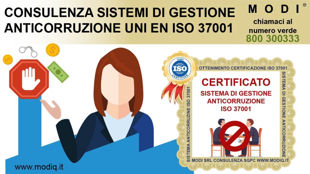 consulenza ottenimento certificato ISO 37001