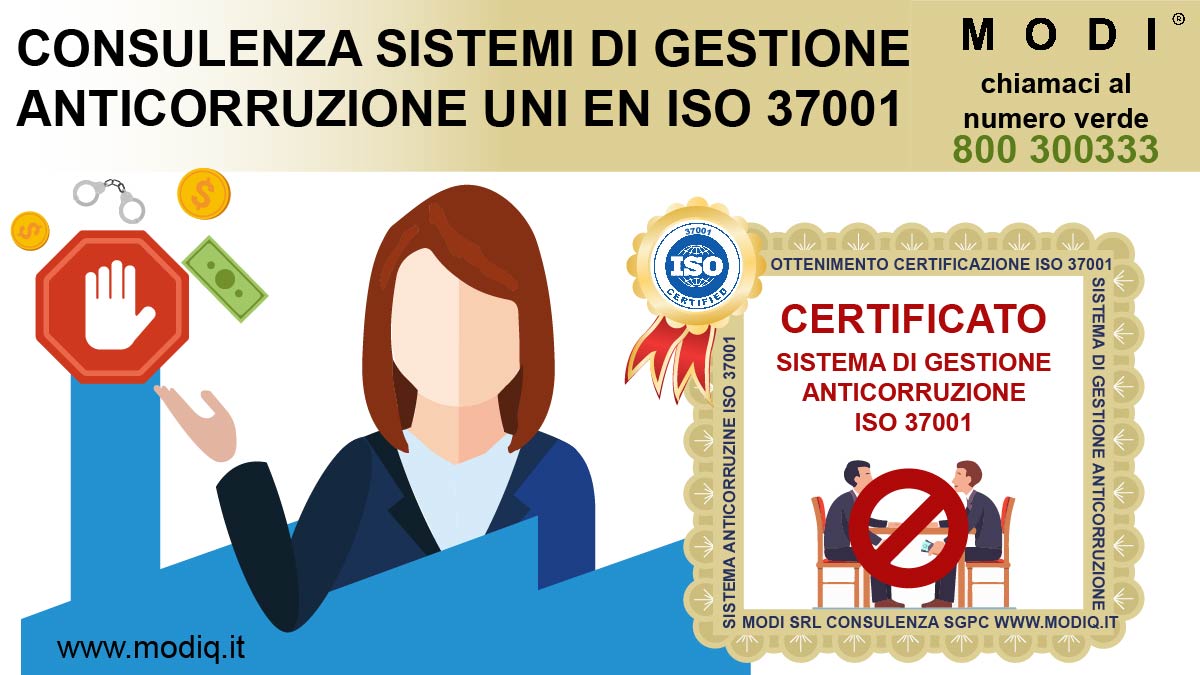 consulenza ottenimento certificato ISO 37001