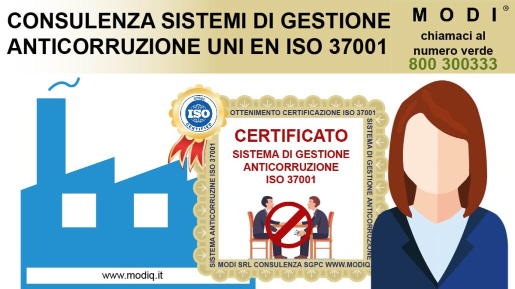 consulenza ottenimento certificato ISO 37001