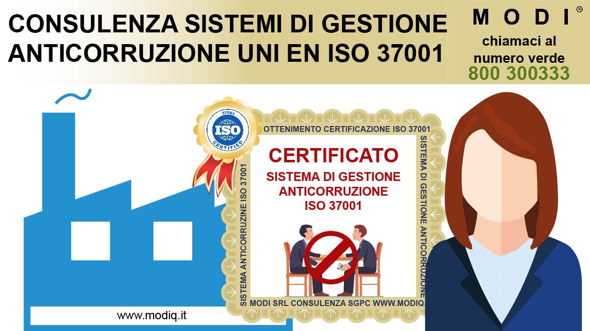 consulenza ottenimento certificato ISO 37001