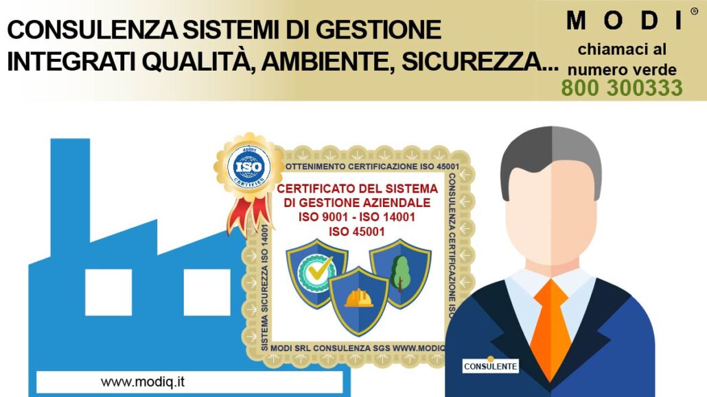 I Tecnici della Società di Consulenza e Formazione MODI SRL di Spinea e Mestre Venezia si occupano di progettazione e implementazione delle norme ISO e del Sistema di Gestione Integrato conforme alle norme ISO 9001, ISO 14001, ISO 45001 e ISO 37001:2025, con attività di analisi dei processi, valutazione dei rischi, definizione delle procedure e sviluppo delle misure anticorruzione richieste dagli standard internazionali.
