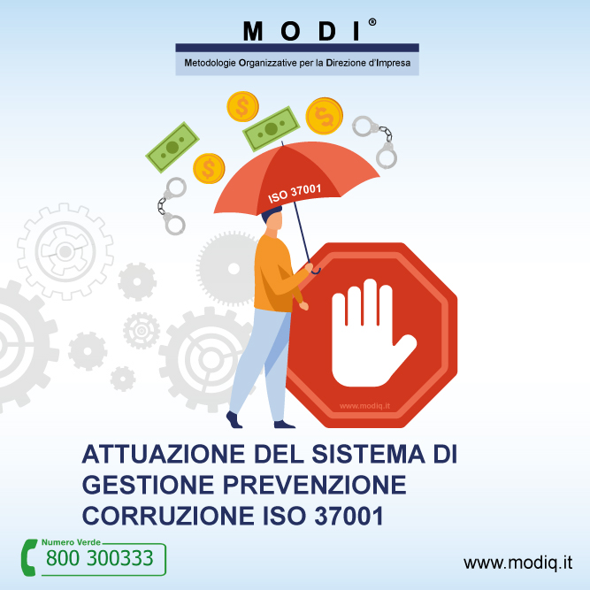 certificato sistema di gestione anti corruzione