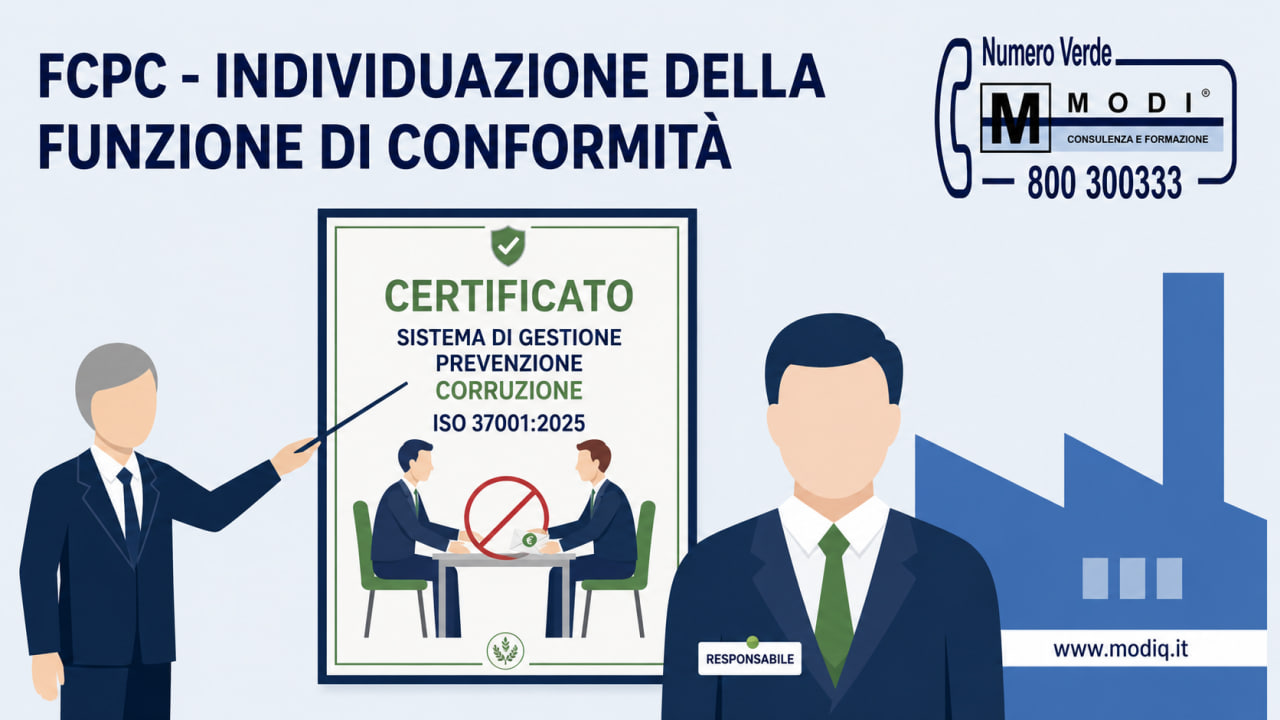 Assunzione Incarico FCPC e Prevenzione Corruzione | MODI SRL